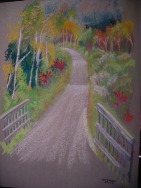 Multi modal path in Gorham, NH